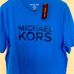 NWT Michael KORS Blue Men’s T-Shirt Medium